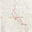 Map of the route, just over 10 miles and 3300' elevation gain, round trip.