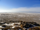 View of the Owyhee Mountains to the west.