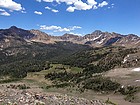 Amazing view of the upper Warm Springs Creek drainage.