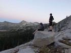 Checking out the views of the valley to the east.