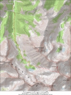 Map of the route, just under 11 miles and 4000' elevation gain round trip.