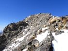Constantyn nearing the summit of Abel Peak.