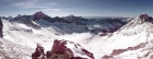 Panoramic view of the Pioneer Mountains from the summit of Abel Peak.