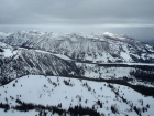 The view northwest into the Sawtooths.