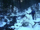 Making our way along Rock Creek.