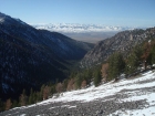 Rock Creek canyon, with the Pioneers in the background.