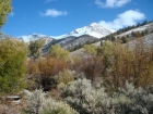 Afternoon shot of Borah from the Rock Creek trailhead.