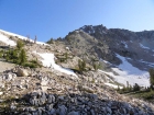 Climbing toward Snowyside pass.