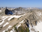 Peak 9963' from Snowyside's southwest ridge.