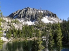 North face of Peak 9963' above one of the Flytrip Lakes.