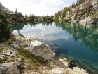 Beautiful lake high in the middle fork Alpine Creek cirque.