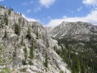 View before dropping into the Alpine Creek valley.