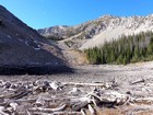 Basils Peak from dry Lake 9028'.