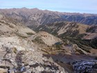 Amber Lakes basin from Basils Peak.