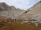 Nearing the top of the valley.