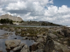 Snow Lake and Gentian Lake with WCP10 in the distance to the left.