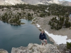 Dave above Sapphire Lake.