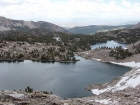 Sapphire and the Big Boulder Lakes from the West.