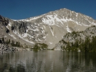 Peak 11272' from Island Lake.