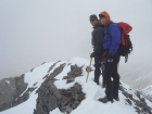 The Platt brothers leaving the summit.