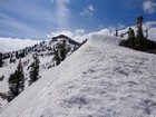 Taking a break on the ridge.