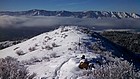 Final stretch of summit ridge.