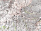Map of my route, just under 1.5 miles and 500' elevation gain round trip.