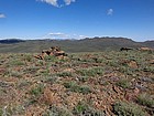 View of Rough Mountain from the summit of Bald Mountain.