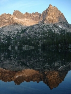 The Big Baron Spire at sunrise.