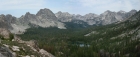 View looking north from the Braxon-Stephens pass dominated by Mount Ebert.