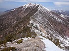 Descending the ridge toward Bear Mountain.