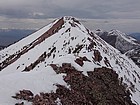 View along the long east ridge of Bear Mountain.