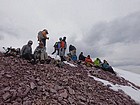 Group shot on the summit of Bear Mountain.