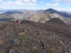 Nearing the summit of Tendoy Peak.