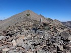 Heading up the south ridge of North Lem Peak.