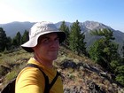 Me on the summit of Treon Peak, looking south.