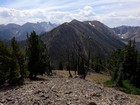 Last Chance Peak summit view south. WCP-1 and 11ers in the distance.