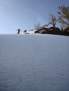 Some of the first snow we encountered.