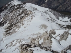 Another view down the ridge during the descent.