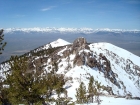 The east side of the Lost River Range from the west ridge.