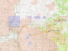 Map of the route, just under 13 miles and 4600' gain round trip.