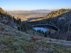 Descending to Bernard Lake.