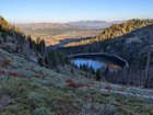 Descending to Bernard Lake. 