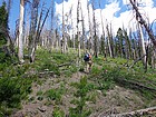 Heading up the dreaded Horsefly Hill.