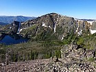 View of Buck Lake from Peak 8925' (Baldy Ridge #2).