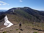 Looking toward Big Baldy during our descent from Peak 8999' (Baldy Ridge #1).