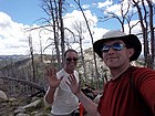 Summit shot on Peak 8671' (Trapper Point), our tenth summit of the trip!