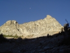 A profile shot of the Little Matterhorn taken from the east.
