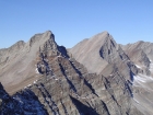 Big Basin Peak provides a great vantage point for viewing Old Hyndman and Hyndman peaks.