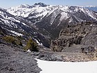 View south toward Nicholson Peak.